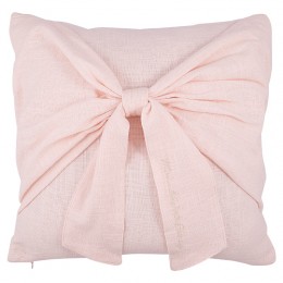 Наволочка Bow pale pink 40х40 см