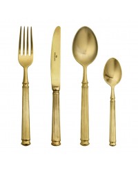 Набор приборов dinner set of 4 pcs gold