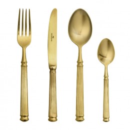 Набор приборов dinner set of 4 pcs gold