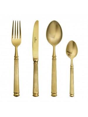 Набор приборов dinner set of 4 pcs gold