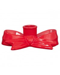 Подсвечник бант bow red 12,3*3,8 см 