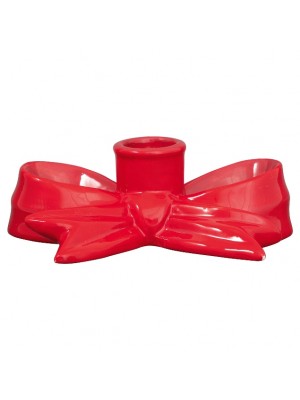 Подсвечник бант bow red 12,3*3,8 см 