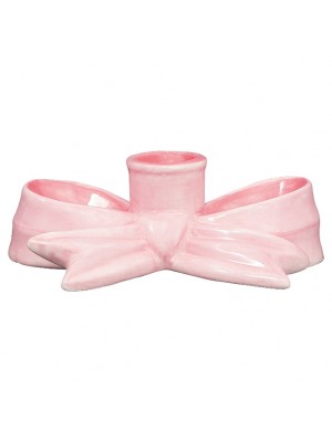 Подсвечник бант bow pale pink 12,3*3,8 см 