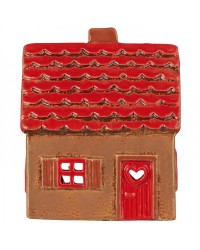 Подсвечник House Stillenat red roof and red door 11*8*14,5 см 