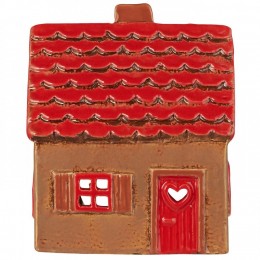 Подсвечник House Stillenat red roof and red door 11*8*14,5 см 