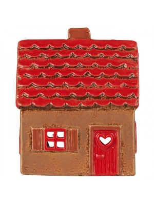 Подсвечник House Stillenat red roof and red door 11*8*14,5 см 