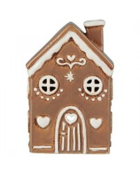 Подсвечник House tealight Stillenat Gingerbread arched door  brown 