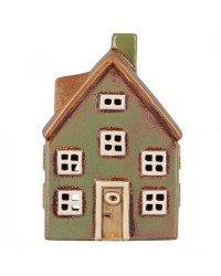 Подсвечник House tealight Nyhavn brown door green 