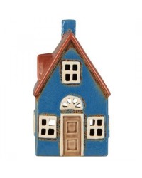 Подсвечник House tealight Nyhavn brown door blue 