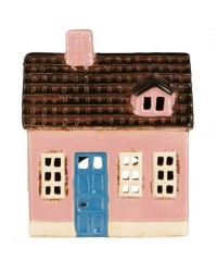 Подсвечник House tealight My Home Town blue door 