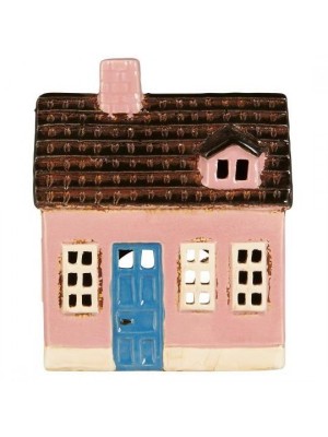 Подсвечник House tealight My Home Town blue door 