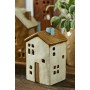 Подсвечник House tealight Brighton brown door cream 