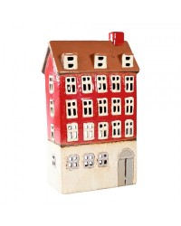 Подсвечник Apotek House for light Red 23x14x8 см